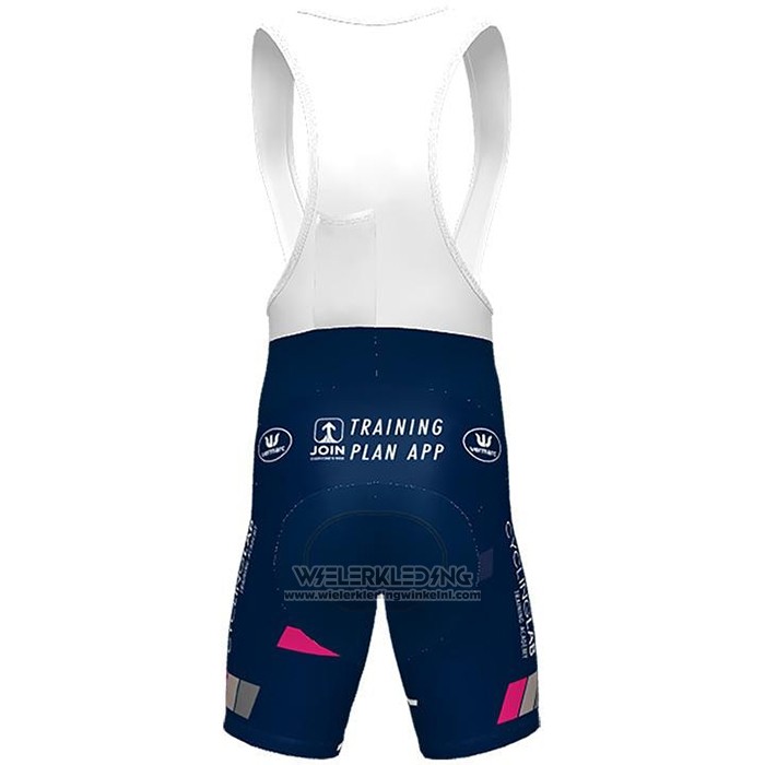 2021 Fietskleding SEG Racing Academy Donker Blauw Fuchsia Korte Mouwen en Koersbroek